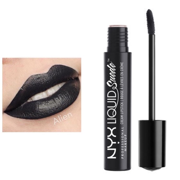 nyx black lipstick